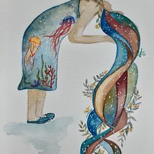 Mi Proyecto del curso: Técnicas de acuarela para ilustraciones de ensueño Ein Projekt aus dem Bereich Traditionelle Illustration von ESPERANZA MIQUEL PICÓ - 08.07.2021