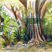 Watercolor Paintings. Un proyecto de Pintura y Pintura a la acuarela de Alok Kumar - 08.07.2021