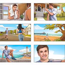 My project in Storyboard Illustration with Procreate course. Traditional illustration, Digital Illustration, Stor, telling, Stor, and board project by tkachenkomawa - 07.08.2021