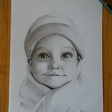 Meu projeto do curso: Introdução ao desenho de retrato. Traditional illustration, Fine Arts, Pencil Drawing, Portrait Drawing, Artistic Drawing, Figure Drawing, and Drawing project by Larissa Medeiros de Souza - 02.07.2021