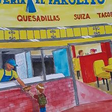 Isaac go to San Francisco . Traditional illustration, and Watercolor Painting project by Rosina Moya - 07.09.2021