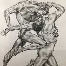 Mi Proyecto del curso: Dibujo realista de la figura humana. Traditional illustration, Fine Arts, Sketching, Pencil Drawing, Drawing, Realistic Drawing, and Figure Drawing project by Andres Felipe Buitrago - 07.07.2021
