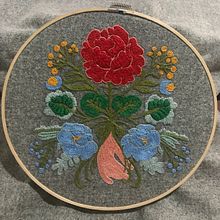 Mi Proyecto del curso: Técnica de bordado con paso atrás. Embroider project by Briseida Lopez - 07.09.2021
