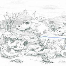 My project in Artistic Illustration Techniques with Graphite Pencils course Ein Projekt aus dem Bereich Traditionelle Illustration, Bildende Künste, Bleistiftzeichnung, Zeichnung, Artistische Zeichnung und Editorial Illustration von Andrea Snuggs - 18.01.2021