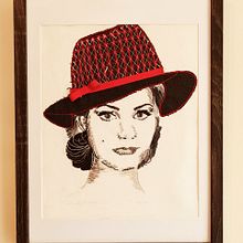 My project in Creation of Embroidered Portraits course. Embroider project by Irina Drannikova - 07.09.2021