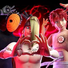 Tobi, Deidara and Sasori. Un proyecto de 3D, Animación 3D, Diseño de personajes 3D y Modelado 3D de Maite Gómez García - 09.07.2021