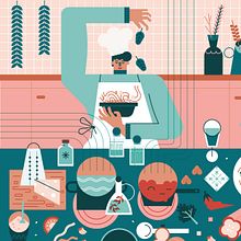 Mi Proyecto del curso: Ilustración vectorial: personalidad y color. Traditional illustration, Graphic Design, Vector Illustration, and Digital Illustration project by Clara Tabales - 06.09.2021
