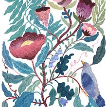 "Bird twig". Un proyecto de Ilustración tradicional y Diseño de Malin Gyllensvaan - 09.07.2021
