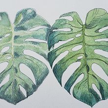 Mi Proyecto del curso: Acuarela botánica para estampados. Un progetto di Illustrazione tradizionale, Pattern design, Pittura ad acquerello e Illustrazione botanica di Begoña Cruz López - 09.07.2021
