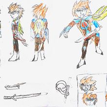 Mi Proyecto del curso:(tokiro Sakura) Dibujo de personajes manga desde cero. Traditional illustration, Character Design, Comic, Pencil Drawing, Drawing, and Manga project by mateo espasandin - 07.10.2021