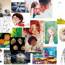 Création pour mon cours Mon ami imaginaire. Un proyecto de Ilustración tradicional de Annie Poitras - 07.07.2021