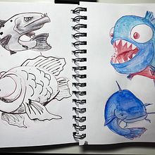 My project in Illustration Techniques to Unlock your Creativity course. Design, Traditional illustration, Fine Arts, Painting, Creativit, Creating with Kids, and Sketchbook project by Jason Marcum - 07.08.2021