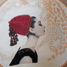 My project in Photo Embroidery on Fabric course. Un proyecto de Fotografía, Collage, Papercraft, Estampación, Bordado, DIY y Diseño textil de carolinagazitua - 10.07.2021