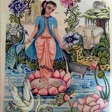 Vandevi-Protector of the forests. Traditional illustration, Drawing, Watercolor Painting, and Editorial Illustration project by arpitasaxena - 07.03.2021