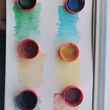 Mi Proyecto del curso: Elaboración de acuarelas artesanales Ein Projekt aus dem Bereich H, werk, Bildende Künste, Malerei, Aquarellmalerei, DIY und Farbenlehre von Jissel Oksana Pacheco Aguirre - 10.07.2021