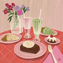 Sweet. Traditional illustration, Digital Illustration, Digital Drawing, and Digital Painting project by Bárbara Martínez Calvo - 03.25.2021