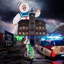Who you Gonna Call?  . Un proyecto de Retoque fotográfico, Creatividad, Marketing para Facebook, Matte Painting, Composición fotográfica y Post-producción fotográfica		 de Henrique Malikoski - 11.06.2021