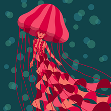 Jellymaid. Un proyecto de Ilustración tradicional, Diseño de personajes y Dibujo digital de Johanna - 18.05.2021
