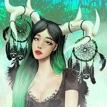 My project in Digital Fantasy Portraits with Photoshop course Ein Projekt aus dem Bereich Traditionelle Illustration, Zeichnung, Digitale Illustration, Porträtzeichnung, Digitale Zeichnung und Digitale Malerei von Nuwong - 11.07.2021