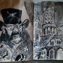 Mein Kursprojekt: Aquarellsketching: Drück deine Ideen aus . Traditional illustration, Sketching, Creativit, Drawing, Watercolor Painting, and Sketchbook project by Su Sanne - 07.11.2021