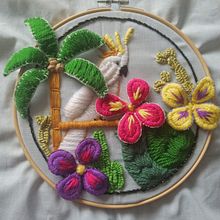 Mi Proyecto del curso: Introducción al bordado tridimensional. Embroider project by Isa Gomez-Calcerrada Serrano - 07.11.2021