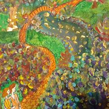 Eleanor shows me that she has downsized. . Un proyecto de Ilustración tradicional de Maggie French - 27.06.2021