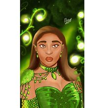 My Photoshop portrait of the Queen of the Elves . Traditional illustration, Drawing, Digital Illustration, Portrait Drawing, Digital Drawing, and Digital Painting project by 77 - 07.10.2021