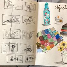My project in Exploratory Sketchbook: Find Your Drawing Style course. Traditional illustration, Sketching, Creativit, Drawing, Watercolor Painting, Sketchbook, and Gouache Painting project by Anya Kopotilova - 07.12.2021