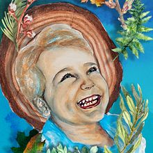 My project in Illustrated Portrait in Watercolor course: Portrait of Sawyer Ein Projekt aus dem Bereich Traditionelle Illustration, Bildende Künste, Malerei, Zeichnung, Aquarellmalerei, Porträtzeichnung und Artistische Zeichnung von Cynthia - 12.07.2021