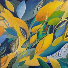 "Frenzie" Expressing Emotion through abstracted motif.. Acr, lic Painting, and Fine Arts project by Janine Ween - 07.12.2021