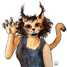 Autoportrait au feutre et aquarelle. Traditional illustration project by Emily - 04.25.2021