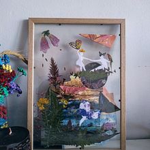 My project in Basic Botanical Pressing Techniques course. Arts, Crafts, Fine Arts, Collage, and DIY project by mimac - 07.12.2021