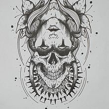 Blackwork. Un proyecto de Ilustración tradicional y Diseño de tatuajes de Alexander Bruno Garcia Greiff - 12.07.2021
