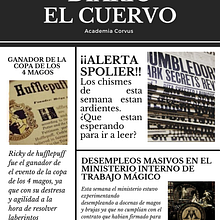 El cuervo || Portada del volumen 5 (Academia Corvus). Editorial Design project by Eline Ramirez - 07.12.2021
