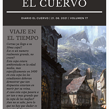 El cuervo || Portada del volumen 17 (Academia Corvus). Editorial Design project by Eline Ramirez - 07.12.2021