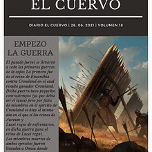 El cuervo || Portada del volumen 18 (Academia Corvus). Editorial Design project by Eline Ramirez - 07.12.2021