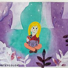 Mi Proyecto del curso: Técnicas de ilustración para narrativa infantil. Un projet de Illustration traditionnelle, Conception de personnages, Papercraft, Dessin, Illustration numérique, Illustration jeunesse , et Narration de Adriana Salgado - 12.07.2021