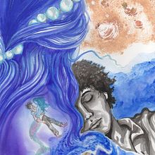 Mi Proyecto del curso: Introducción a la ilustración infantil Con el cuento de La Sirenita. Projekt z dziedziny Trad, c, jna ilustracja,  Sztuki piękne,  Malarstwo, R, sunek ołówkiem,  R, sunek, Malowanie akwarelą, Ilustracje dla dzieci i Narracja użytkownika Andrea Fernández - 12.07.2021