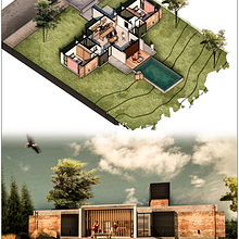 Mi Proyecto del curso: Ilustración digital de proyectos arquitectónicos Ein Projekt aus dem Bereich Architektur, L, schaftsbau, Digitale Illustration, Digitale Architektur und Architektonische Illustration von Guillermo Leonel Torres Esparza - 06.07.2021