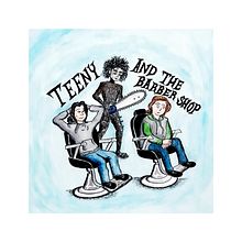 Teeny and the barber shop cover art. Un proyecto de Ilustración tradicional de Sheetal Martine Joseph - 13.07.2021