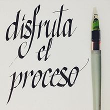 Mi Proyecto del curso: Introducción a la caligrafía itálica. Un proyecto de Caligrafía de Eleazar Castro - 13.07.2021