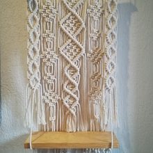 Mi Proyecto del curso: Macramé: nudos básicos y complejos . Design de acessórios, Design de interiores, Decoração de interiores, Tecido, e Macramê projeto de Mayela Aguilera - 13.07.2021