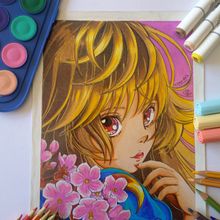 Mi Proyecto del curso: Coloreado con marcadores para dibujo manga. Un proyecto de Ilustración tradicional, Cómic, Teoría del color y Manga de Jorge Mauricio Sagripanti Sagripanti - 11.07.2021