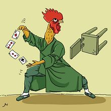 Kung Fu Rooster. Un progetto di Illustrazione tradizionale, Musica, Animazione, Character design, Belle arti, Progettazione di giochi, Design di giocattoli, Fumetto, Arte concettuale, Illustrazione infantile, Instagram e Illustrazione con inchiostro di Ali Hajian - 13.07.2021