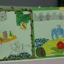 Children accordion book. Traditional illustration, and Design project by Tatiana Poklonskaia - 07.13.2021