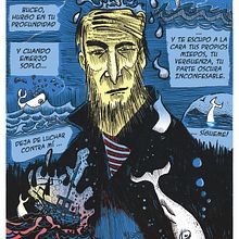 Achab. Un progetto di Illustrazione tradizionale, Belle arti, Fumetto, Creatività, Disegno, Design di poster , Narrativa e Illustrazione editoriale di Nicola Marras - 13.07.2021
