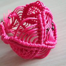 Mi Proyecto del curso: Joyería en macramé. Un progetto di Artigianato, Design di gioielli, Fiber Art e Macramè di Ana López - 13.07.2021