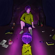 Desamparo -Pt-BR. Traditional illustration, Digital Illustration, Digital Painting, and Narrative project by Luca Saldanha - 07.09.2021