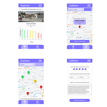 Rate Route - Aplicacion de "rating" de seguridad publica.. UX / UI, Mobile Design, e Design de apps projeto de Roberto Mancillas - 11.07.2021