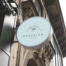 Diseño de identidad / Mangalam Yoga. Design, Graphic Design, Br, ing & Identit project by Nati Sanchez - 07.14.2021